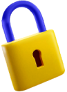 3D Padlock icon